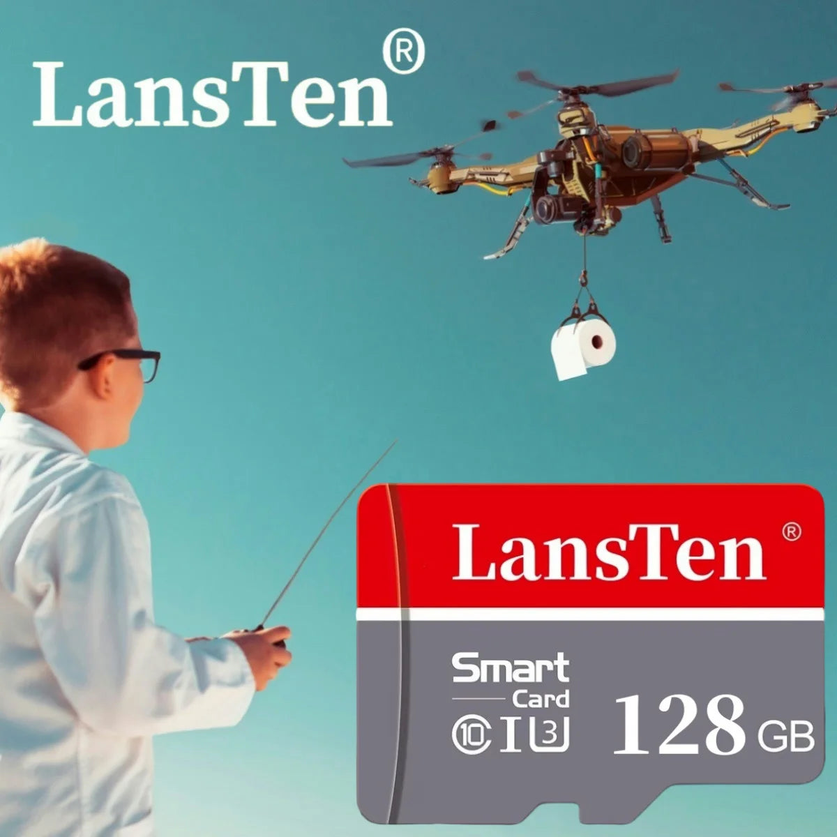 LansTen Memory Card 64MB 128MB 256MB 512MB 1GB 2GB 4GB 8GB 16GB 32GB