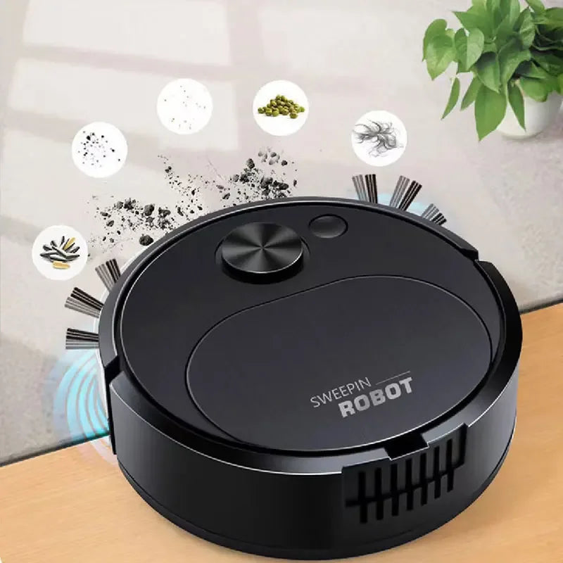 New 3-in-1 intelligent wireless floor sweeping robot vacuum cleaner, suitable for home offices