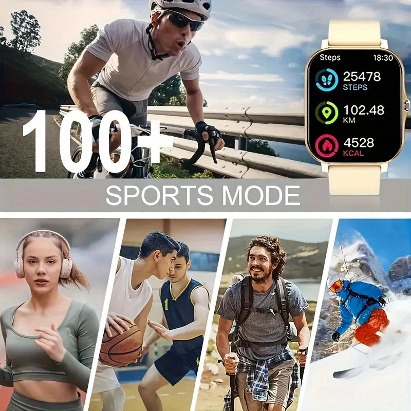 KESHUYOU 2025 Smart Watch Answer Make Call Message Preview Sport Mode
