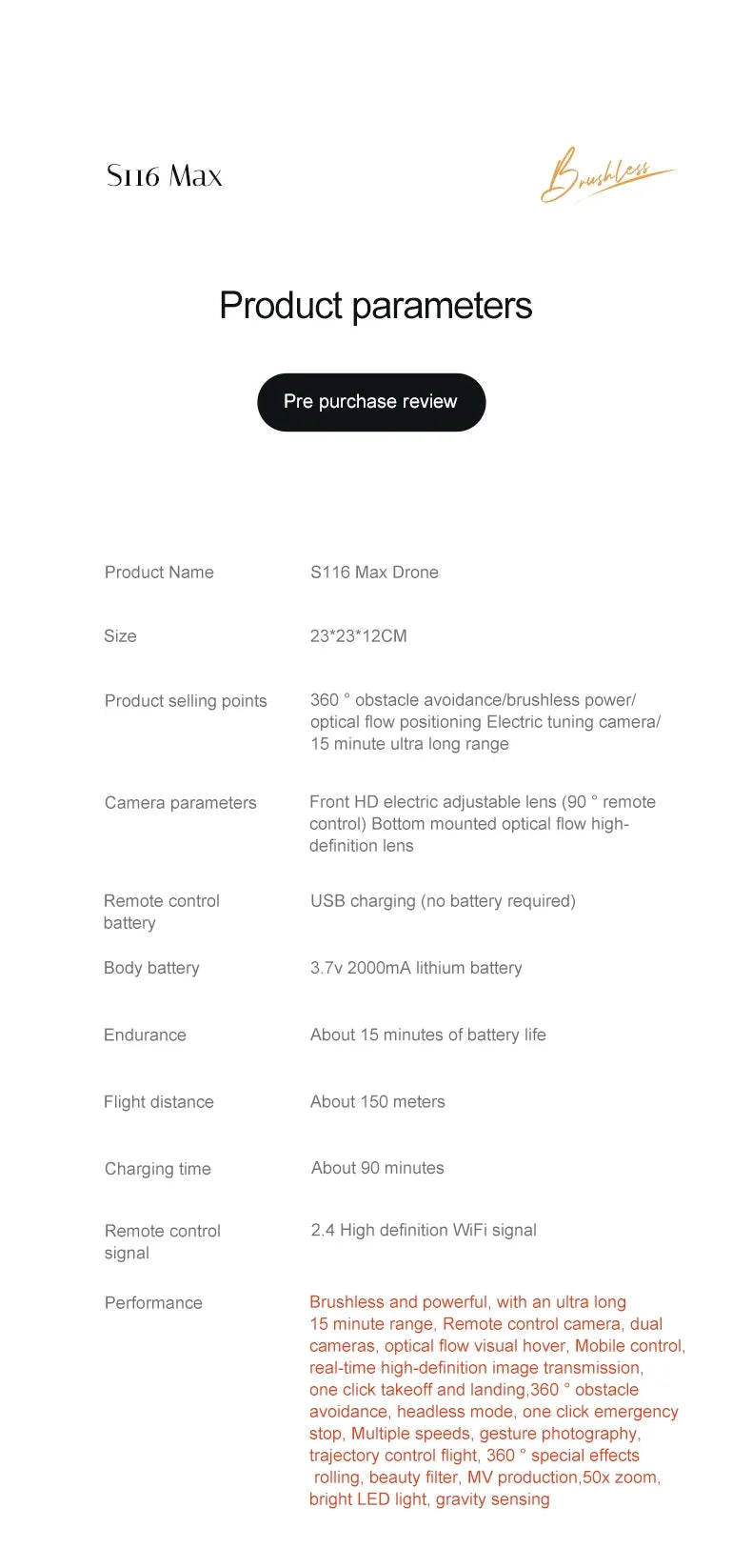 S116MAX 8K HD Drone Dual Camera 3 Batteries Optical Flow 360° Obstacle Avoidance WiFi FPV RC Quadcopter Toy Gift for Kids Adults