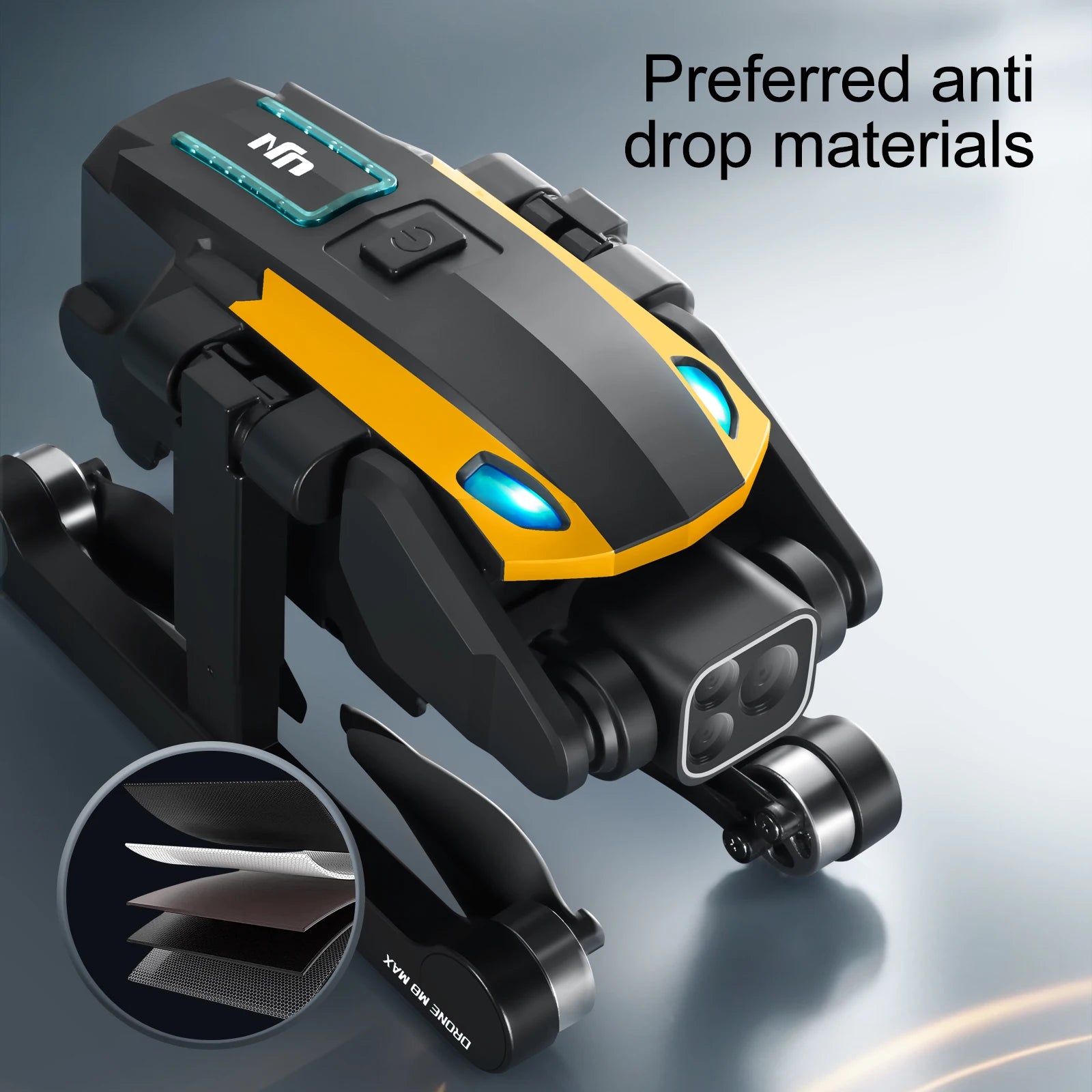 M8 Pro Drone Quadcopter Remote Control Handle Four Axis Aircraft HD 6K Photography UAV Altitude Fixation Helicopter Toys