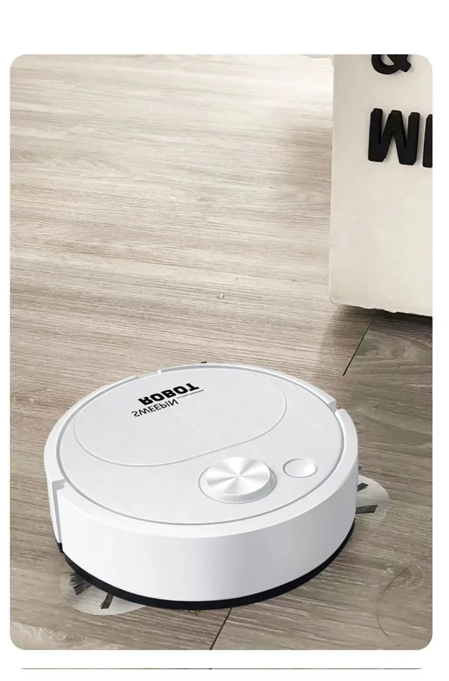 New 3-in-1 intelligent wireless floor sweeping robot vacuum cleaner, suitable for home offices