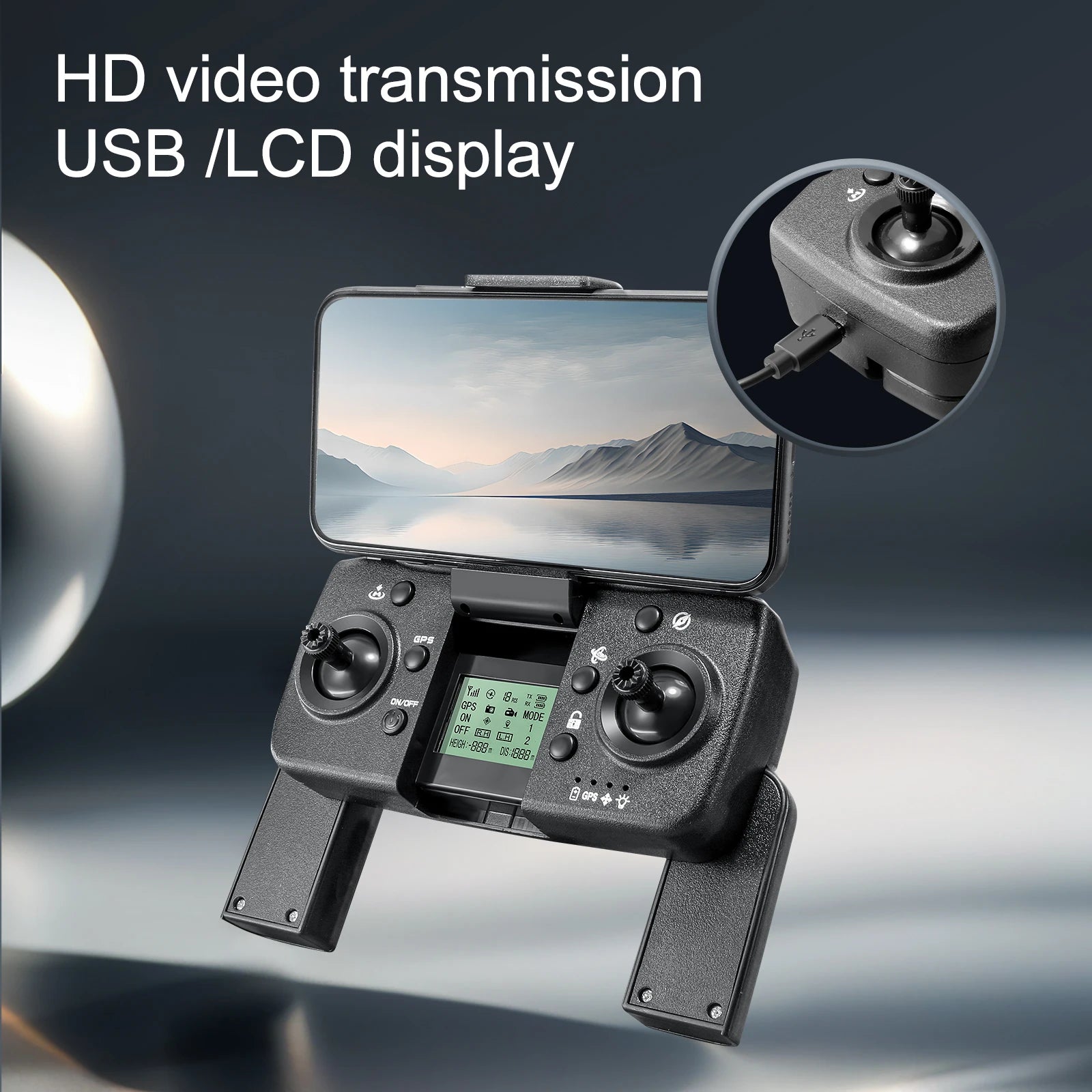 M8 Pro Drone Quadcopter Remote Control Handle Four Axis Aircraft HD 6K Photography UAV Altitude Fixation Helicopter Toys