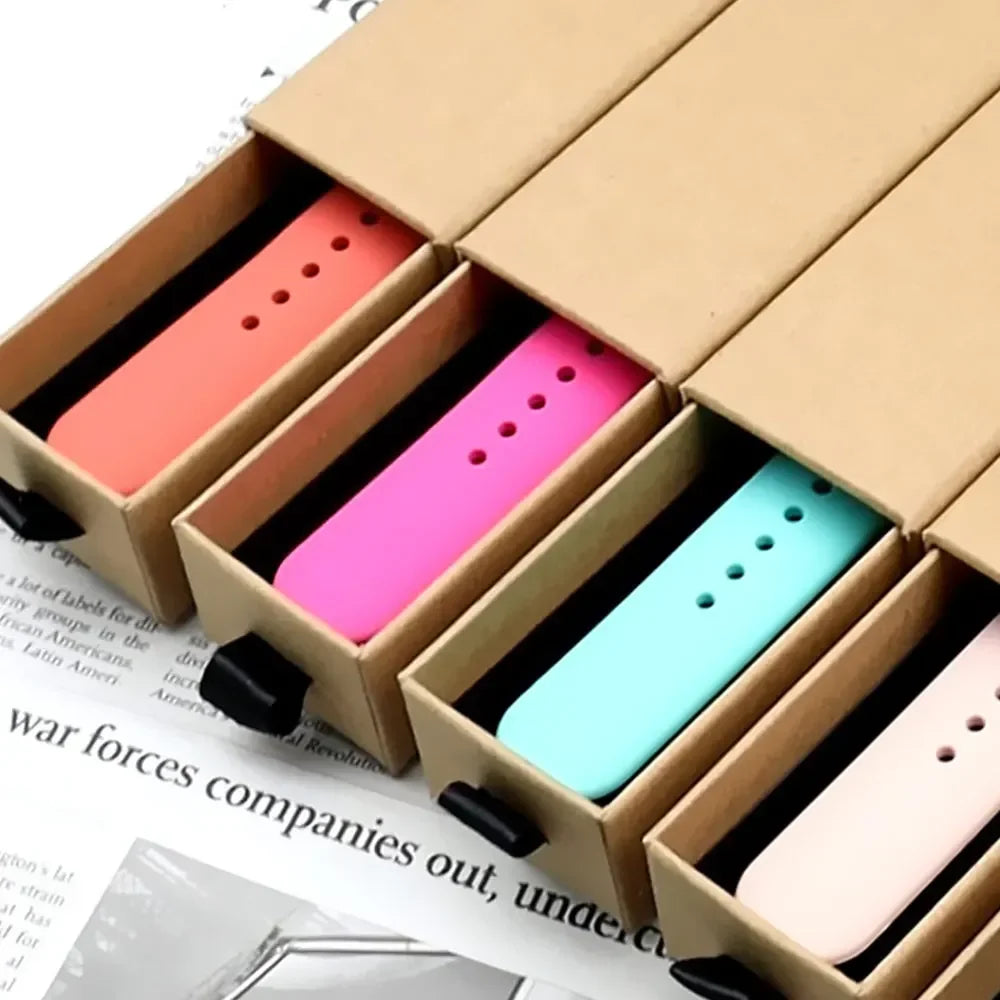 Silicone Band For Apple Watch strap 44mm 45mm 40mm 41mm 42-38mm 45 mm