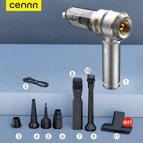 CENRR 998000PA Car Vacuum Cleaner Powerful Portable HandHeld Vacuum