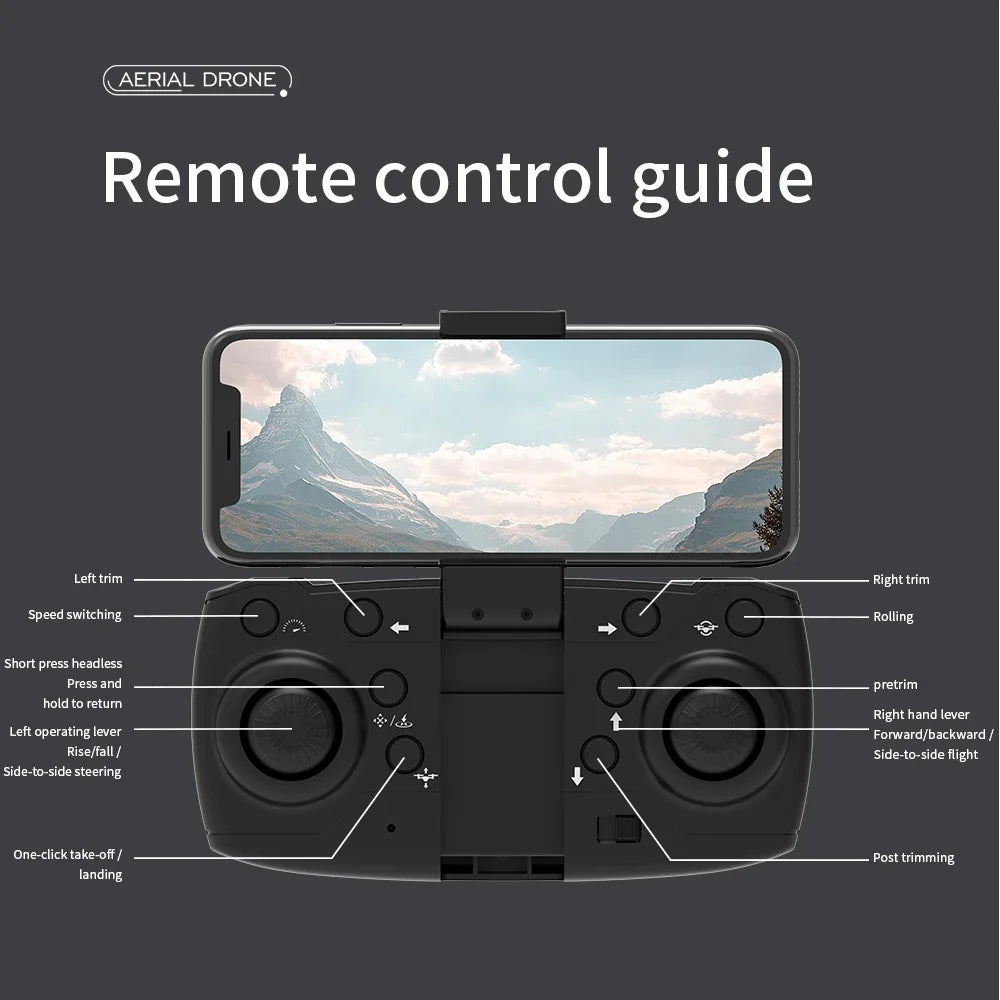 E99MAX Brushless Optical Flow Dual Camera Drone High Definition Aerial Photography Four Axis Aircraft RC Quadcopter