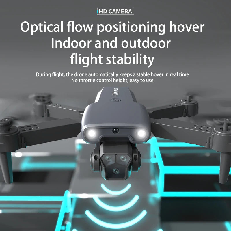 KBDFA V2S Drone 6K HD Camera FPV RC Drones Profesional RTF Quadopter Foldable Obstacle Avoidance Drone WiFi Toy 10000M