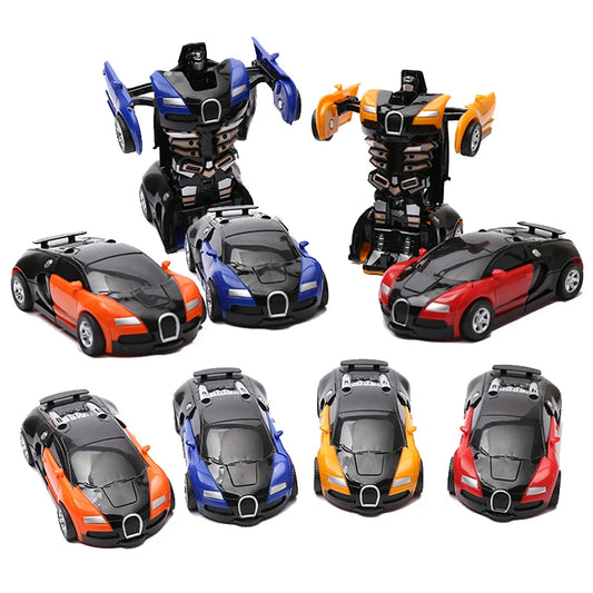 Impact Deformation Toy Car Does Not Require Batteries, Automatic