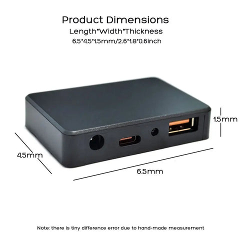 2 Pack Solar Panel Controller Portable Solar Charger Inverter/Regulator with USB Type-C DC Port for DIY Solar Charger Battery.