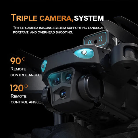 2024 Monster M20 Drone 6K Professional HD Camera No GPS Foldable Quadcopter Obstacle Avoidance Brushless RC Dron Toys Gifts