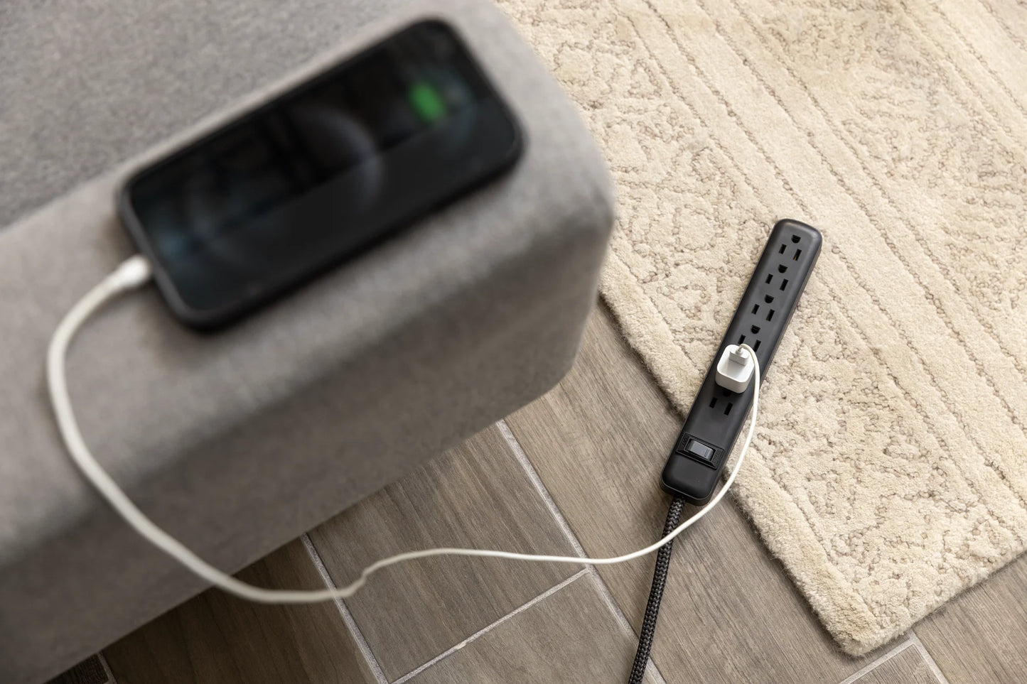 neral Electric 74544-RF1 3Ft 6-Outlet Sur Protector Power Strip, Black, Pack of 2