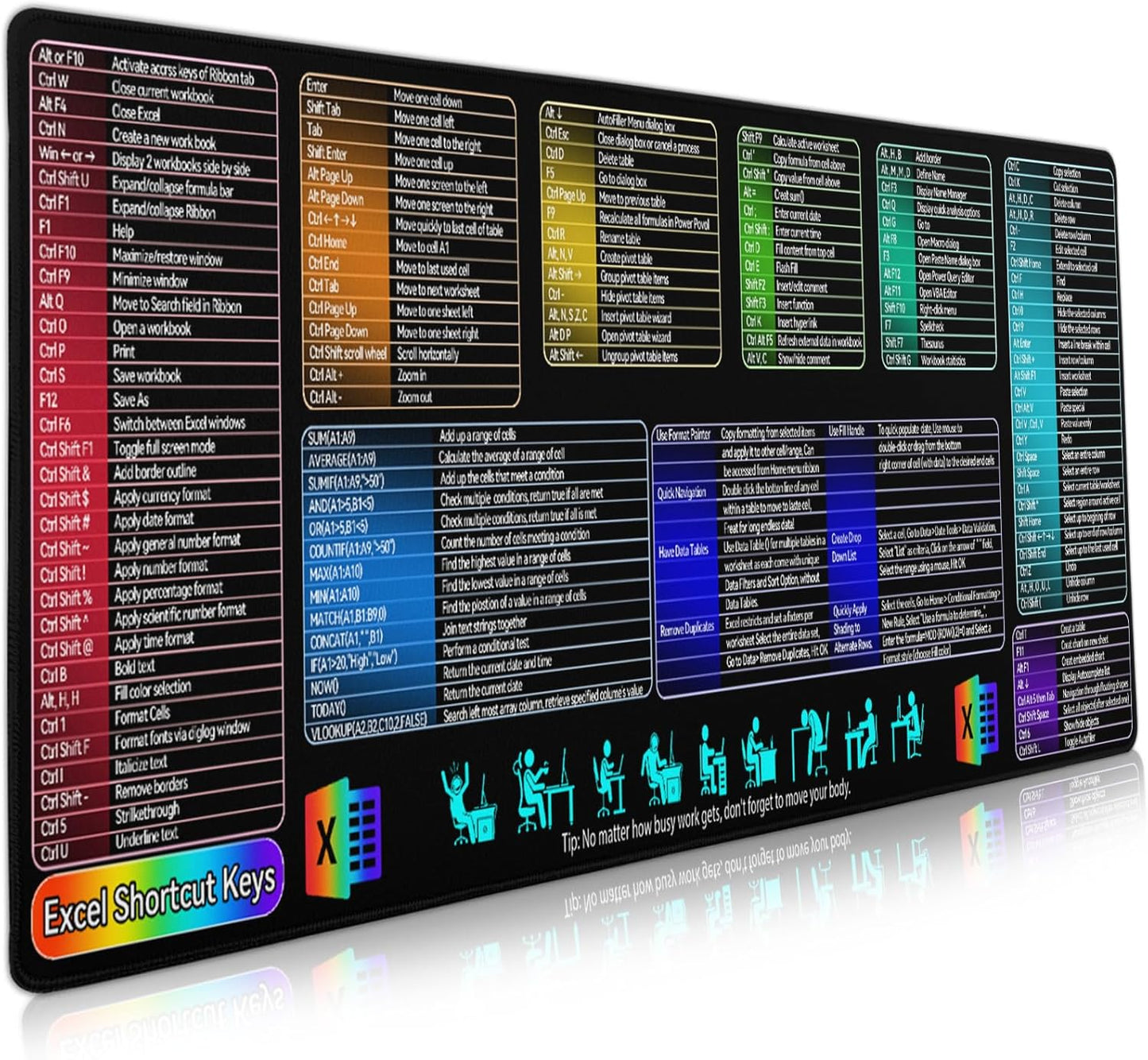 Japanese Cherry Blossom Sakura Large Gaming Mouse Pad 31.5×11.8 Inch XL Extended Waterproof Moudepads Non-Slip Rubber Base Keyboard Mat for Work/Office/Home