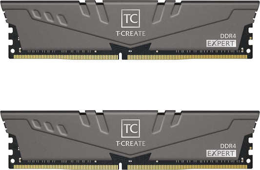 TEAMGROUP T-Create Expert Overclocking 10L DDR4 64GB Kit (2 X 32GB) 3200Mhz (PC4 25600) CL16 Desktop Memory Module Ram - TTCED464G3200HC16FDC01