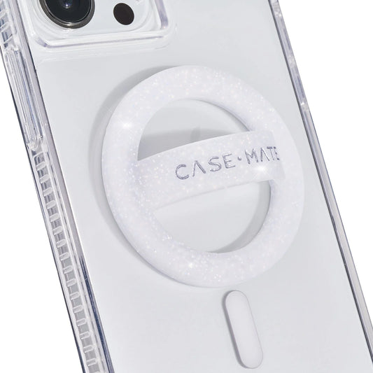 Magnetic Soft Loop Grip [Magsafe Compatible] Phone Ring Holder for Iphone 14 13 12 Pro Max - Sparkle