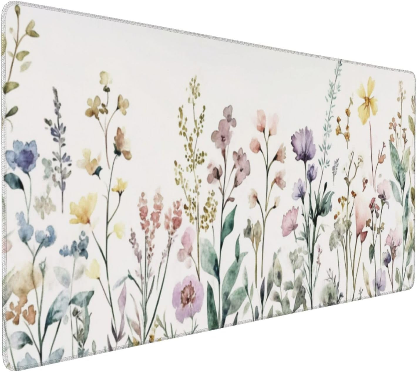 Japanese Cherry Blossom Sakura Large Gaming Mouse Pad 31.5×11.8 Inch XL Extended Waterproof Moudepads Non-Slip Rubber Base Keyboard Mat for Work/Office/Home